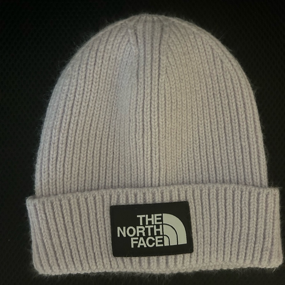 Lavender North Face Beanie
